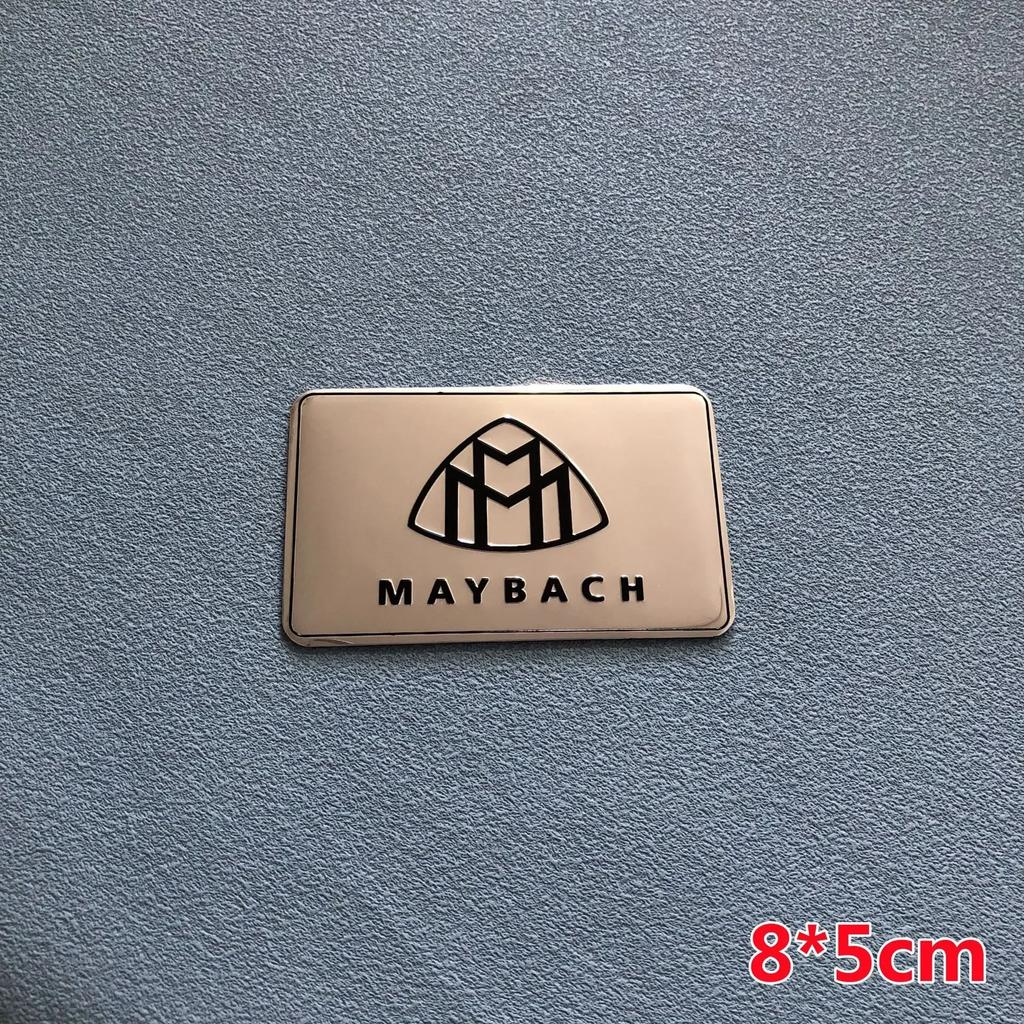Aluminum Car Badge Sticker Accessories For Mercedes Benz AMG Brabus Maybach Smart W204 GLC CLA GLK W205 W203 W206 W108 W124 W126 BJ1