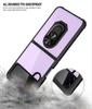 For Samsung Galaxy Z Flip 4 Case Shockproof Magnet Car Holder Ring Case For Galaxy Z Flip 3 Zlip4 Transparent Clear Back Cover