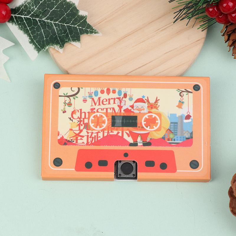 Фонографическая лента DIY записываемая 60 секундная голосовая аудиокассета приглашение на вечеринку рождественский подарок на день рождения годовщину