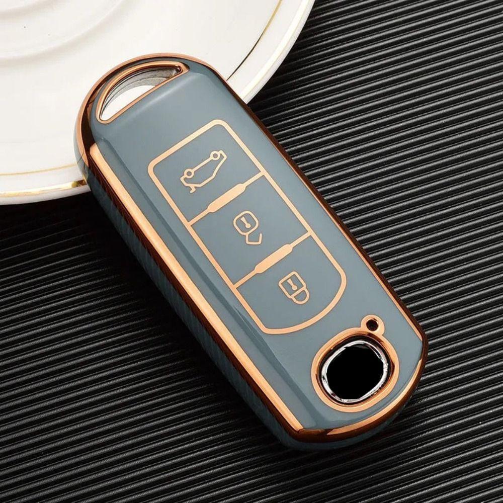 Чехол для ключей автомобиля из ТПУ для Mazda 2 3 5 6 BL BM GJ Atenza/Axela/Demio CX-3 CX3 CX-5 автомобильные аксессуары