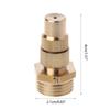 1/2" Adjustable Spray Misting Nozzles Brass Spray Head Agricultural Irrigation Atomizer Tool for Landscapings Gardenings