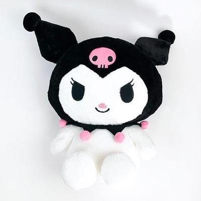 Sanrio Персонажи Howahowa Kuromi 2L Плюшевая игрушка в интерьере большого размера, черная