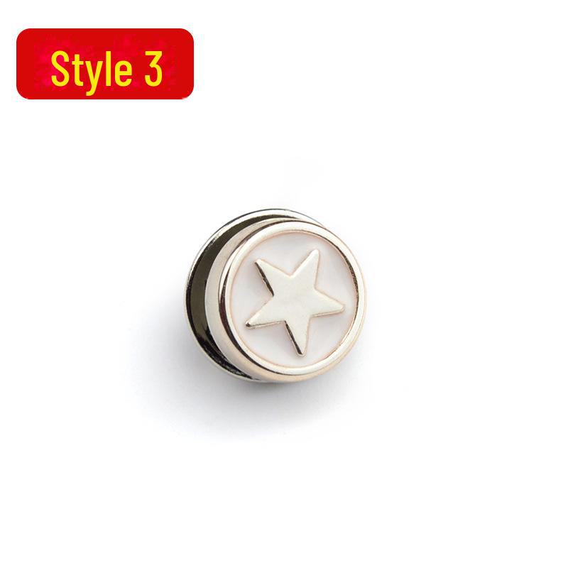 Anti-Exposure, Concealed, Removable and Sew-Free Pearl Shirt Brooch Buttons