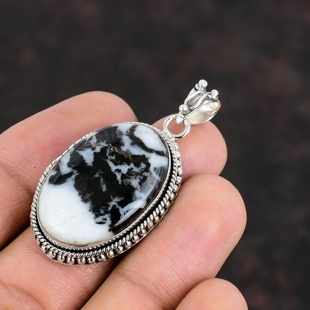 Белый бирюзовый кулон буйвола, ювелирные изделия из натурального драгоценного камня, изящный кулон из стерлингового серебра 925 пробы, ручная работа, потрясающий кулон, подарки для жены