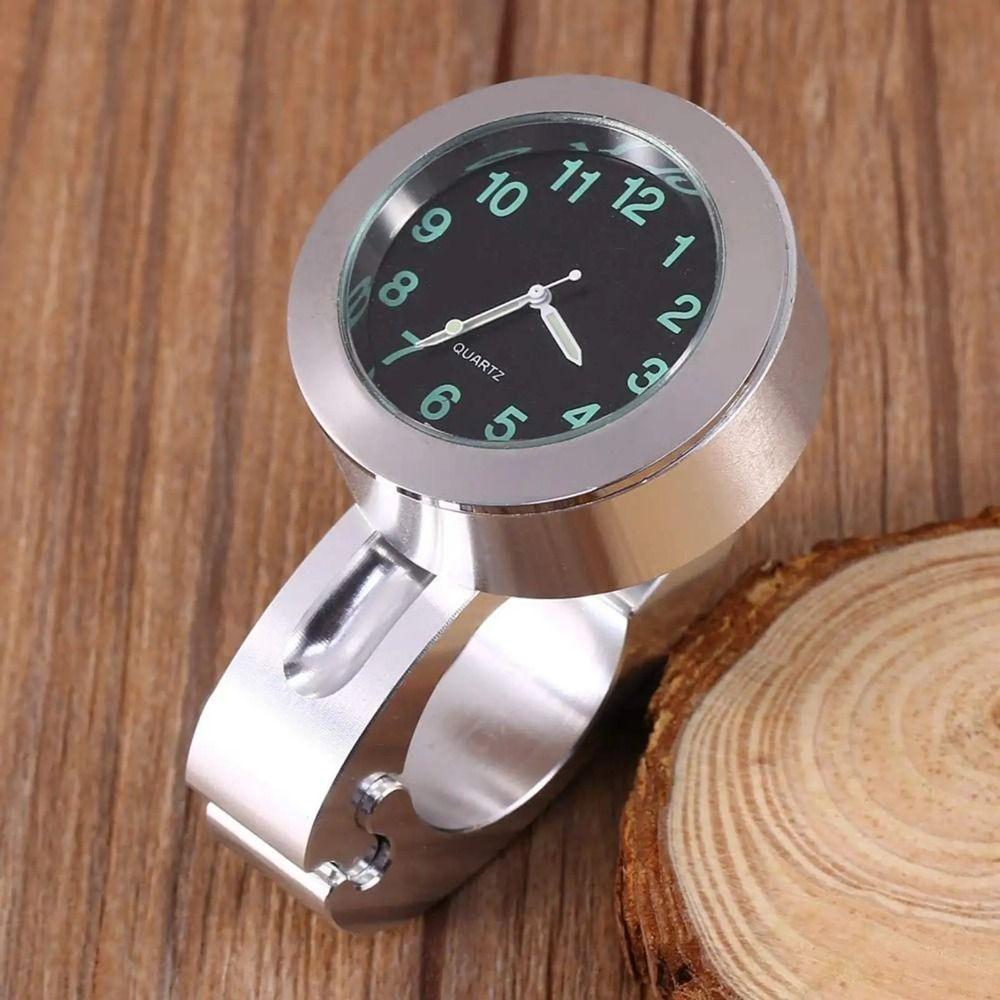 Aluminum Housing Handlebar Mount Clock Waterproof Luminous Clock Electric Vehicles
