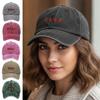 Hip Hop Peaked Cap Washed Cotton Sun Hat Classic Streetwear Hats  For Man Women Unisex