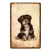 Vintage Pug Dog Metal Sign Wall Art for Bar Pub Club Pet Shop  Retro Wall Decor Poster YJ
