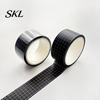 Natural Look Washi Tape Black White Grid Tape, Plaid Pattern Decorative Masking Paper for Arts, DIY Crafts, Journals, Planners, Scrapbooking,