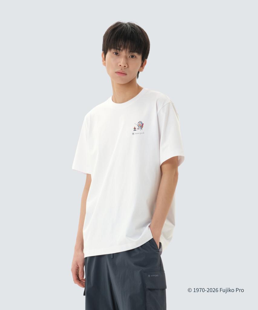 SNOWPEAK APPAREL [Snow Peak | Дораэмон] Короткорубашка для кемпинга (S26Mufts95) Белый с оттенком