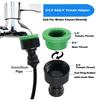 New Female BSP Water Hose Connector 3/4 Inch 8MM Garden Hose Adaptor Quick Connect 1/2 Inch Misting System Fitting Water Fitting