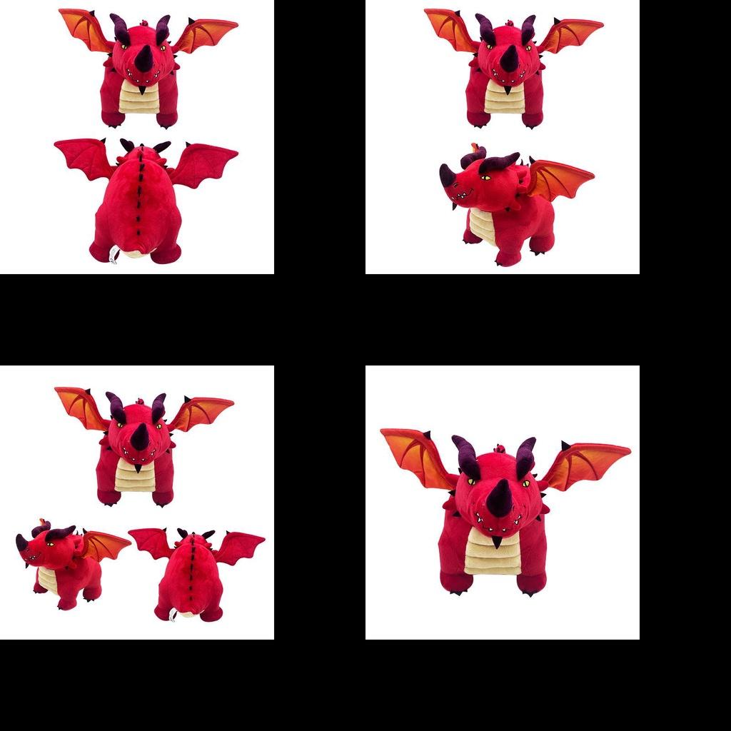 Плюшевая игрушка дракон Темберчод - сокровище в подземельях для юных искателей приключений!