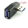 USB 3.0 Left & Right Angle Connector Male To Female 90 Degree Adapter Converter