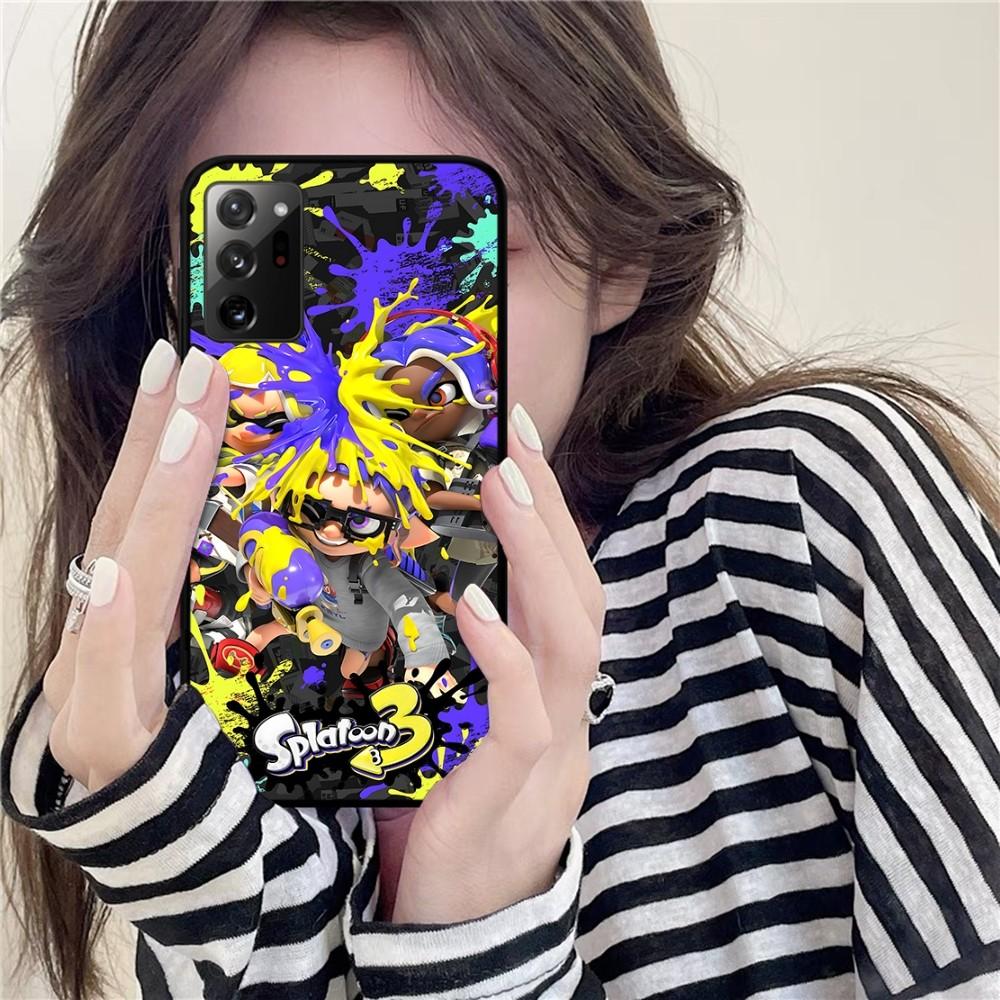 Splatoon Phone Case For Samsung Note 8 9 10 20 Pro Plus Lite M 10 11 20 30 21 31 51 A 21 22 42 02 03