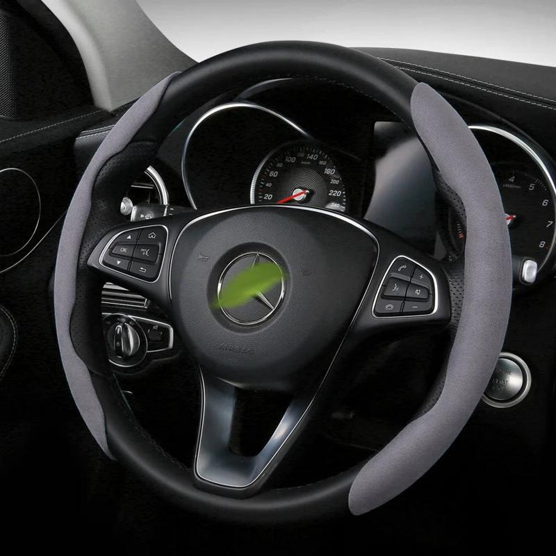 Suede Steering Wheel Cover for Bmw 2 Series All Car Models F22 F23 F44 F45 F46 G42 Car Accessories