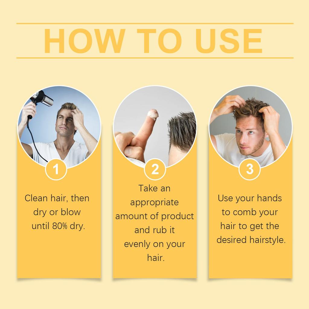 Styling Hair Wax Styling Hair Wax No-wash Hair Refreshing Hair Wax