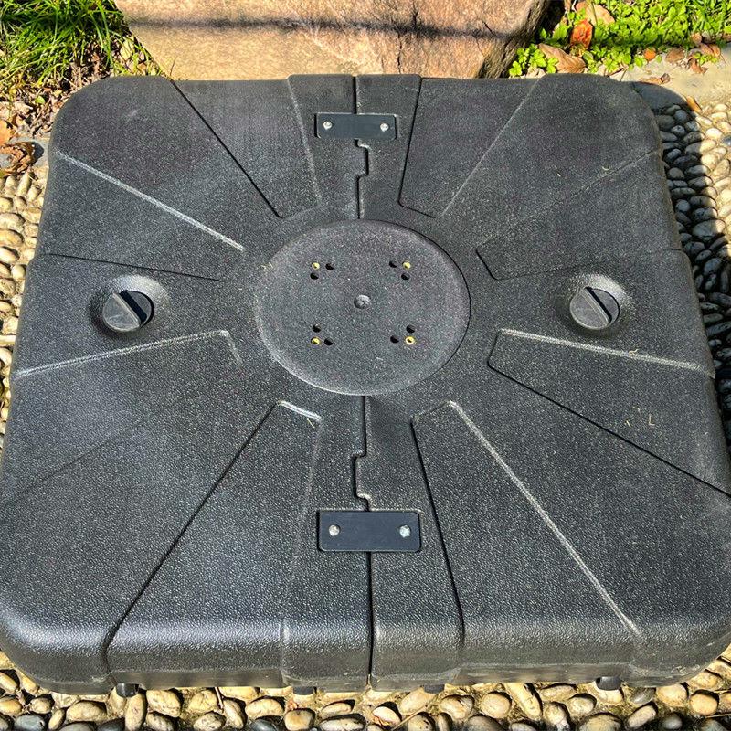 Weighted Outdoor Umbrella Base with Water and Sand Injection