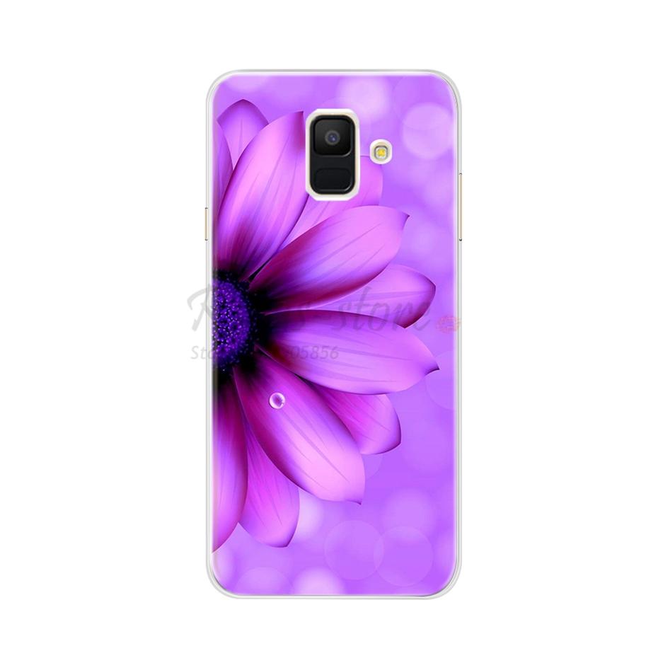 Для чехла Samsung A6 2018 Чехол A600F Мягкий Силикон ТПУ Задняя Крышка Чехол для Телефона Для Samsung Galaxy A6 Plus 2018 A605 A605F A 6 Чехол