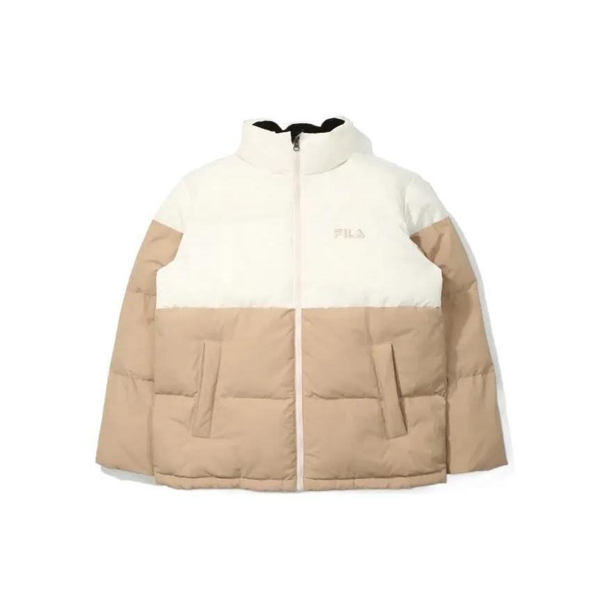 New FILA Down Jackets Unisex Brown FS2DJD4104X-CRM