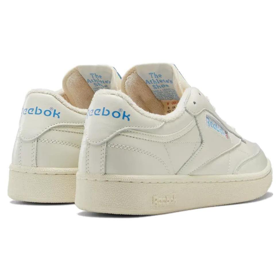Reebok Club C 85 Vintage Chalk Essential Blue Unisex Sneakers Cream Alabaster 100007794