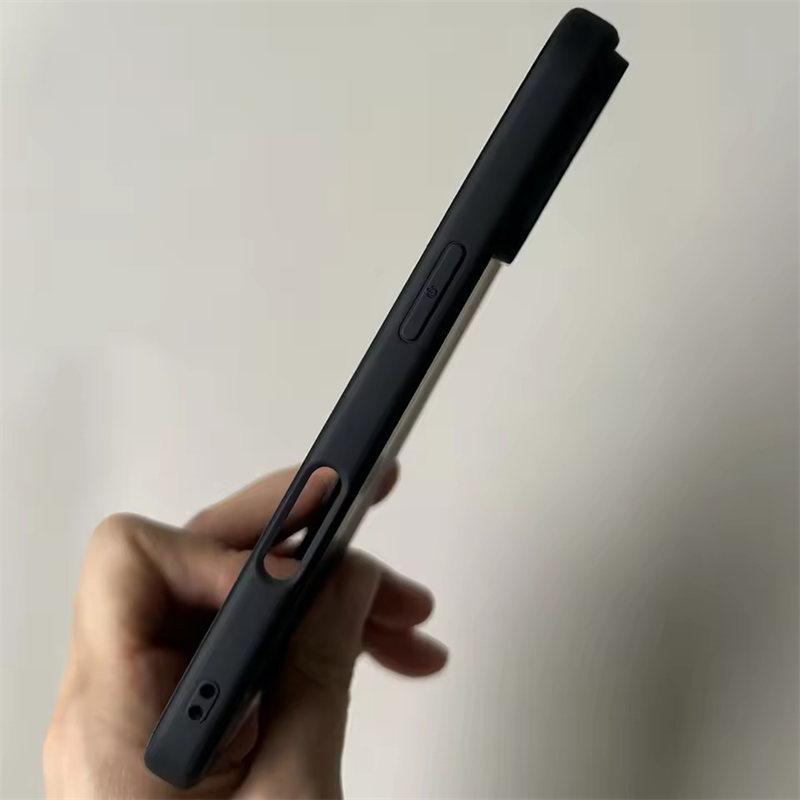 Роскошный полностью черный силиконовый матовый чехол для телефона iPhone 16 15 14 13 12 11 Pro Max 16 15 16E задняя крышка TPU мягкий чехол