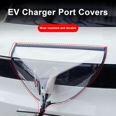 Чехол для порта зарядного устройства EV, магнитные прозрачные защитные чехлы для зарядки электромобиля