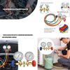 For R134a R12 R22 R404A Air Conditioning Pressure Gauge Tool Refrigerant Manifold Manifold Measurement Freon Pressure M9T4