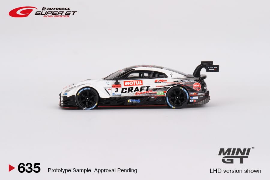 Миниатюры TrueScale MINI GT Nissan Nismo GT500 SUPER GT Series NDDP Racing с правым рулем, ограниченный тираж, готовая модель 1/64 GT-R 2021#3 B-Max