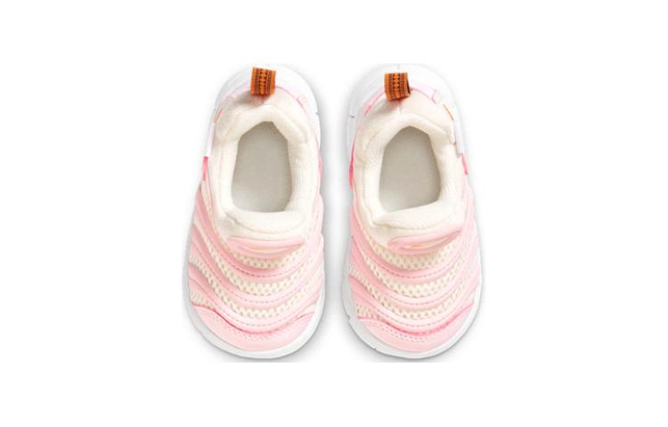 Nike Dynamo Free SE TD Slip Resistant Anti Kick Abrasion Resistant Low top Toddler Shoes Pink White Infant And Toddler FJ7726-181