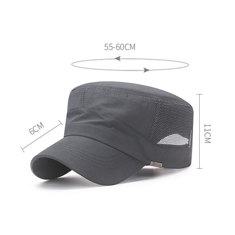 Летние военные кепки, мужская сетчатая шляпа, уличная быстросохнущая солнцезащитная шляпа с плоским цилиндром, бейсболка Trucker Snapback, армейская шляпа с козырьками
