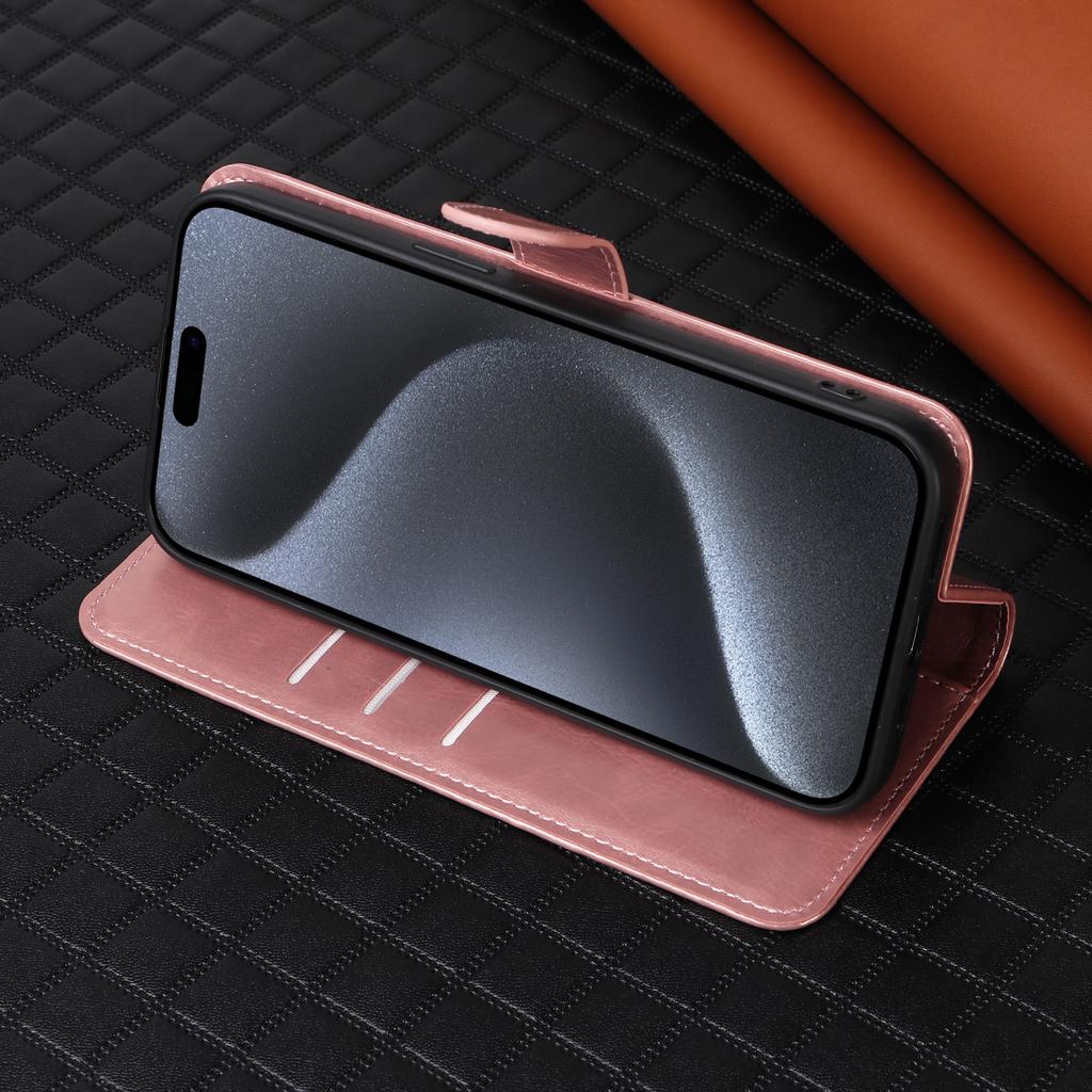 Чехол-клапан из искусственной кожи с кристаллами для iPhone 16e 16 15 14 13 12 11Pro Pro Max Plus Mini с кошельком, отделением для карт и функцией подставки