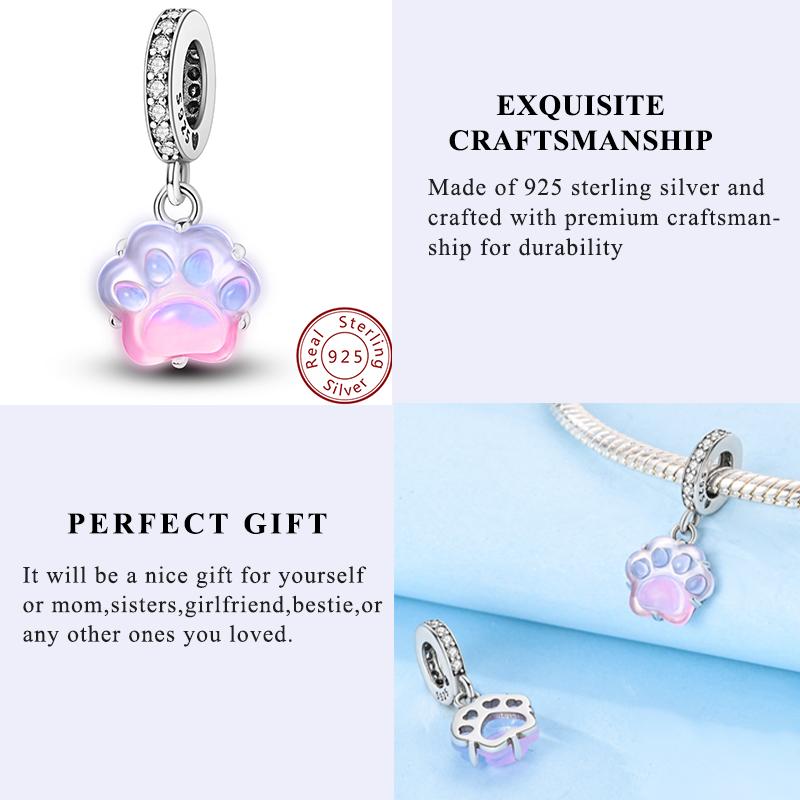 Продажа Шармов 925 Пробы Оригинальные Шармы Бусины Подходят для Подвесок Браслетов Шармов Подвески для Женщин DIY Изготовление Тонких Ювелирных Изделий