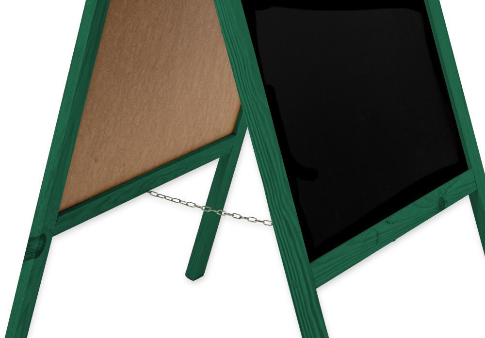 Classic S wooden sign (51x90 cm) - green