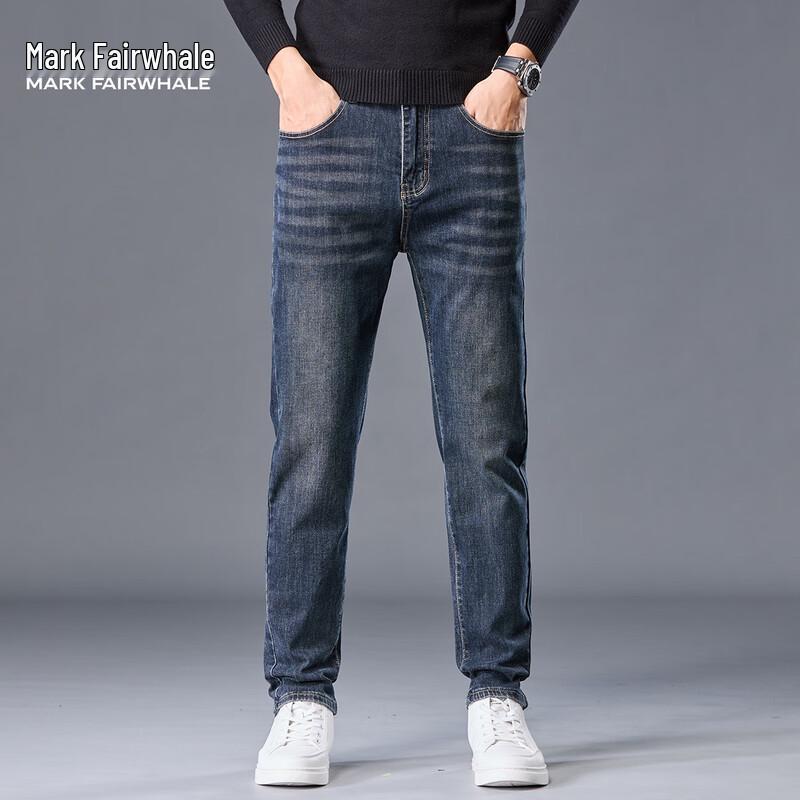 Мужские джинсы прямого кроя Mark Fairwhale с эффектом стирки