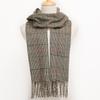 180*35cm Women Winter Unisex Tassel Color Lattice Cashmere Scarves Autumn Long Couple Thinker Warm Female Shawl  Men