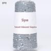 Пряжа Si Yue Tencel с радужными пайетками: Мода ручной вязки