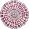 Крышка для круглого стола в богемном стиле, индийская мандала, скатерть, ткань, скатерть в виде отца-павлина, в средиземноморском стиле, кухонная круглая скатерть в стиле бохо