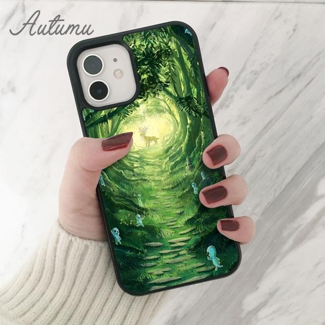 Чехол для телефона Anime Princess Mononoke для iPhone 11 12 13 14 Pro Max mini XR XS SE 2020 7 8 Plus Samsung Galaxy S21 S22