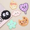 Self-Adhesive Cartoon Plush Embroidery Patches for Clothing and Accessories Repair