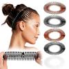 Full Circle Hair Hoops Band Clips Hairband Stretch Flexible Combs Teeth Face Wash Headbands Fixed Korean Hair Accessories