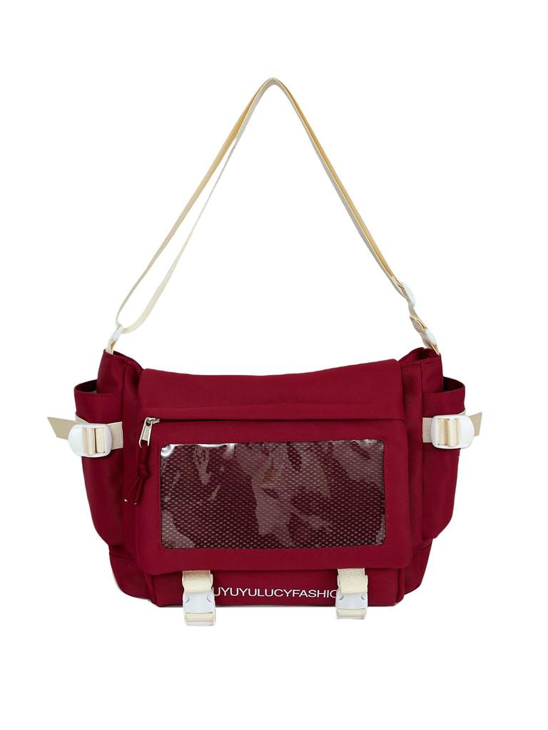 Japanese Simple Millet Pain Bag Female Large-capacity Student Tutoring Two-dimensional Shoulder Bag Casual High-value Oblique Span Bag