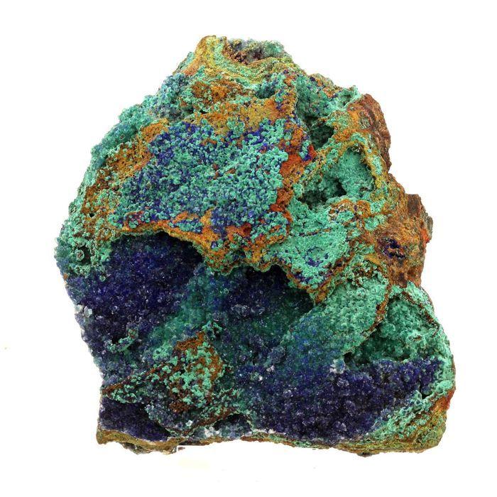 Pierres et Minéraux. Azurite, Malachite. 1678.5 ct. Lavrion, Attica, Grece.