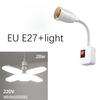 Xiaomi Светодиодная лампа E27 в форме вентилятора AC85-265V 28 Вт Складная светодиодная лампа Лампа для дома гостиной склада гаража Потолочный светильник