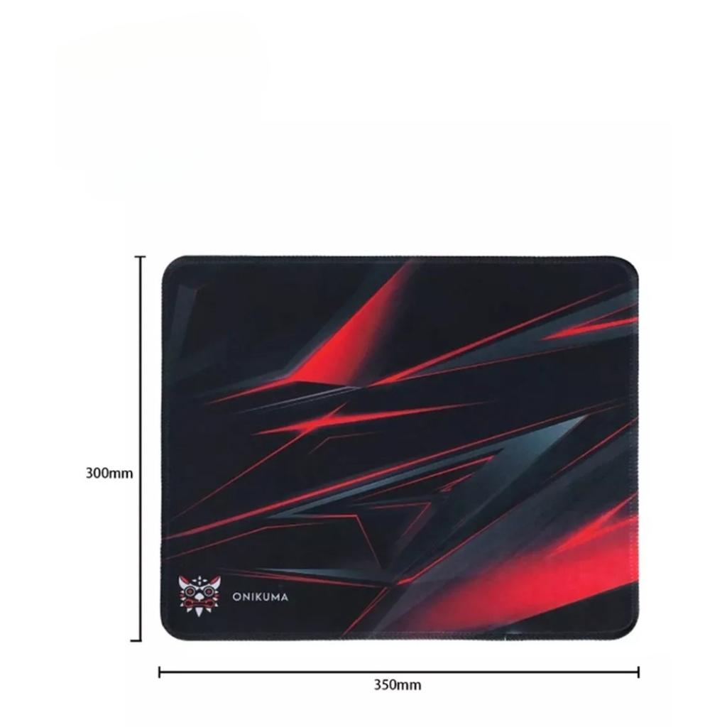 ONIKUMA MP002 Коврики для мыши черного и красного цветов
