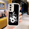 Phone Case for Samsung Galaxy S26 S25 Ultra S24 FE Drum Set Rock Music Shell S23 Plus S22 + S21 S20 5G Soft Silicone Funda