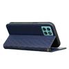 For Motorola Edge 60 Fusion 5G Wallet Phone Case Checkered Pattern Imprint Leather Flip Cover with Wrist Strap
