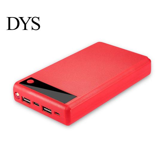 Корпус-бокс для Power Bank своими руками, со светодиодным цифровым дисплеем, большой емкости, двойной USB, Micro Type-C, без пайки, съемный, быстрая зарядка, с мощным фонариком
