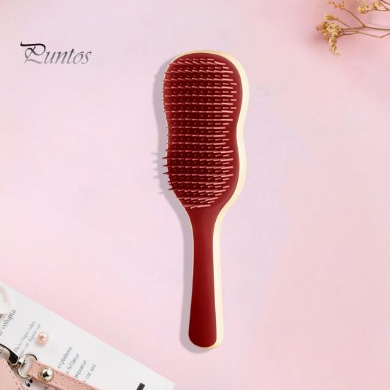 Air Cushion Massage Comb with Soft Bristle Long Handle Hairdressing Comb To Prevent Hair Tangles Anti-static Scalp Massage Hair Brush for Women Girls