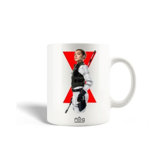 Mug en Céramique - Black Widow - Yelena Belova - 30cl - Compatible Lave-Vaisselle - Blanc
