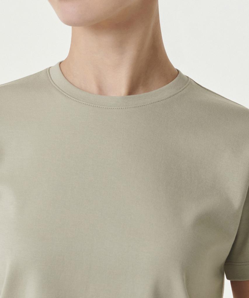 MUSINSA STANDARD WOMAN Women'S Basic Crew Neck T-Shirt [Sage]