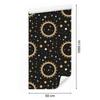 Wallpaper Women and Astrology Graphite, Brown, Ocher and Gold 50x1000